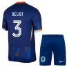 Maglia ufficiale Paesi Bassi De Ligt 3 Trasferta Euro 2024 per Bambino